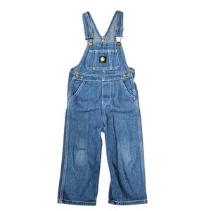 John Deere Kid's Denim Overalls - Size 3T